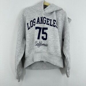 ZARA Los Angeles 75 California Graphic Hoodie - Kids‎ Size 8-9 Gray
